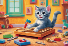 Cirmi cica első egérfogása