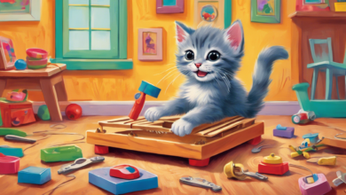 Cirmi cica első egérfogása