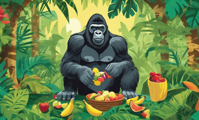 Gorilla Gabi banánlakomája
