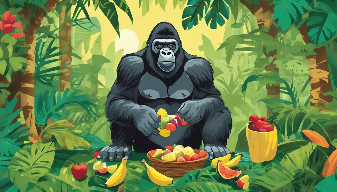 Gorilla Gabi banánlakomája