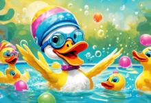 Kacsa Kati úszóleckéje