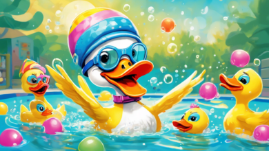 Kacsa Kati úszóleckéje