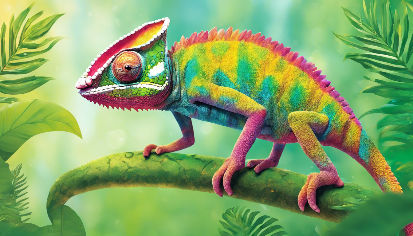 Kaméleon Karcsi színváltoztató trükkjei