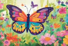 Pillangó Panna száll virágról virágra