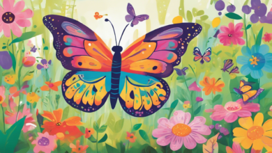 Pillangó Panna száll virágról virágra