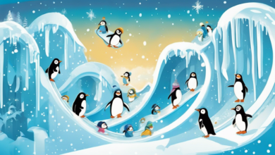 Pingvin Pali jeges csúszdája