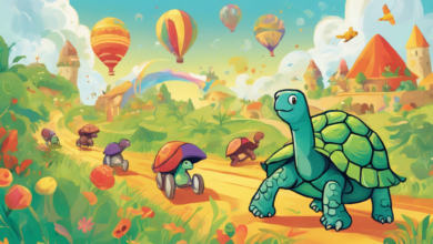 Teknős Tóbiás lassú versenye