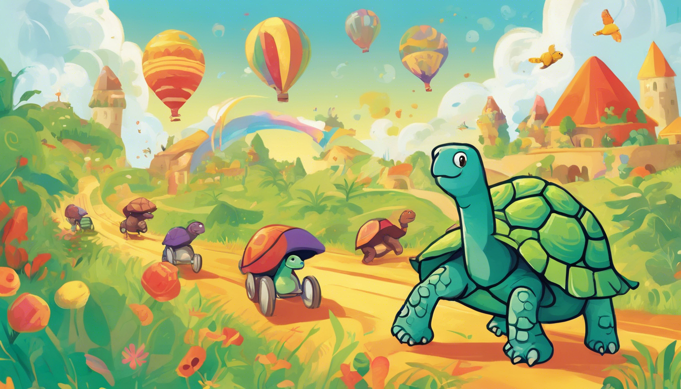 Teknős Tóbiás lassú versenye