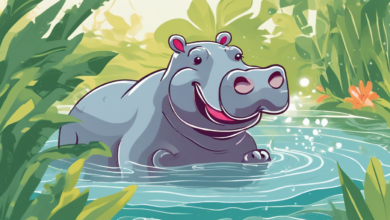 Víziló Vili fürdőzése